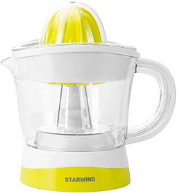 Соковыжималка StarWind SJ1121, цитрусовая, желтый и прозрачный