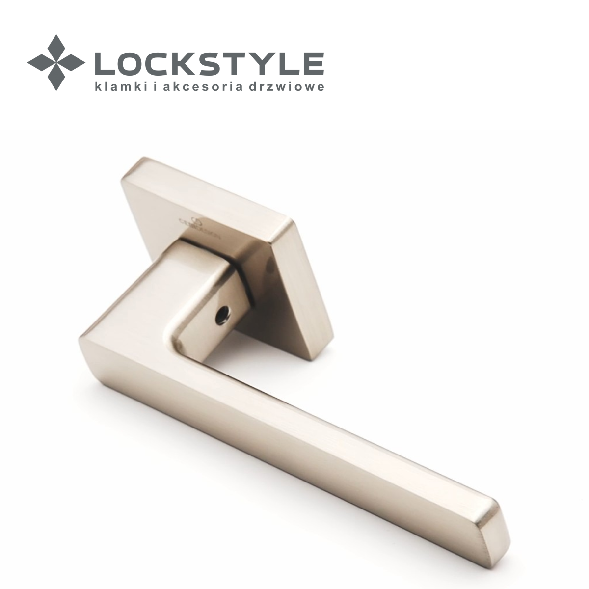 Ручки дверные CEBI LETA SQ цвет MP08 (матовый никель)