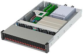 Сервер НТ "Яхонт-УВМ Б41"(НИКА.466533.347) 2U Rack, 4хЭльбрус 8СВ, 16х16GB DDR4 ECC, 1хSATA SSD 960GB, 1хSAS