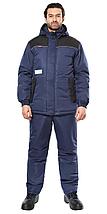 Костюм СИРИУС-КОМФОРТ зимний, куртка, брюки, синий с чёрным, фото 3