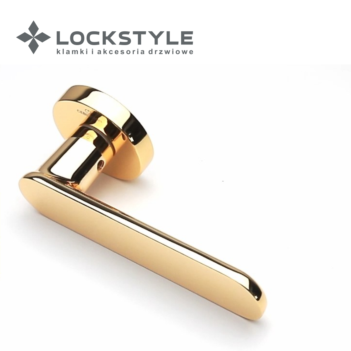 Ручки дверные CEBI OVA цвет MP11 (глянцевое золото)