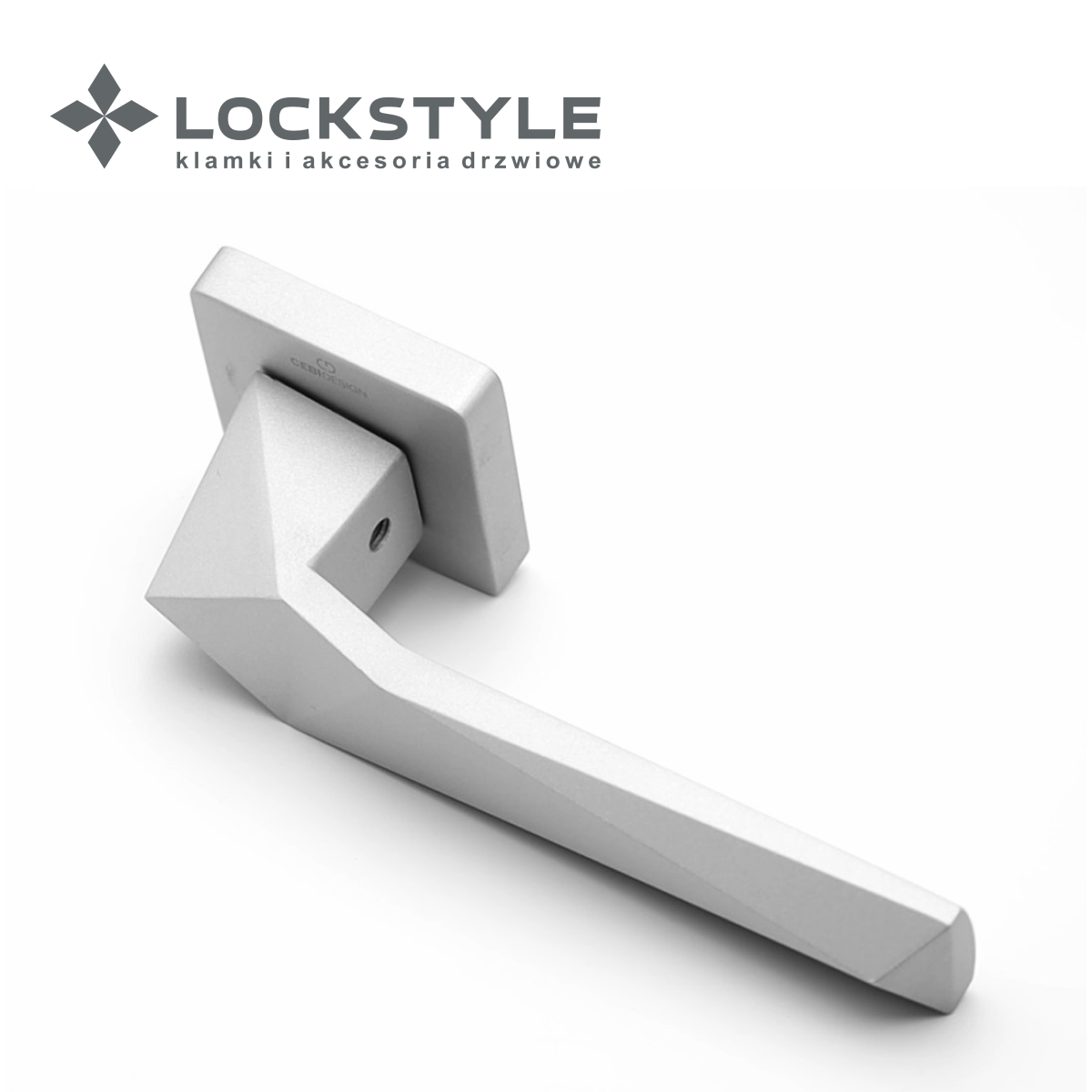 Ручки дверные CEBI PIRA SQ цвет MP05 (матовый хром полимер)