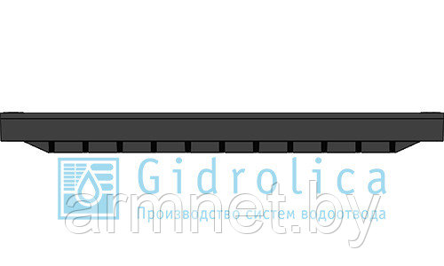 Решетка водоприемная Gidrolica Point РВ-40.40 - пластиковая, кл. А15 арт 207 - фото 2 - id-p34618703