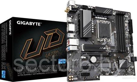 Материнская плата Gigabyte B760M DS3H AX (rev. 1.x), фото 2