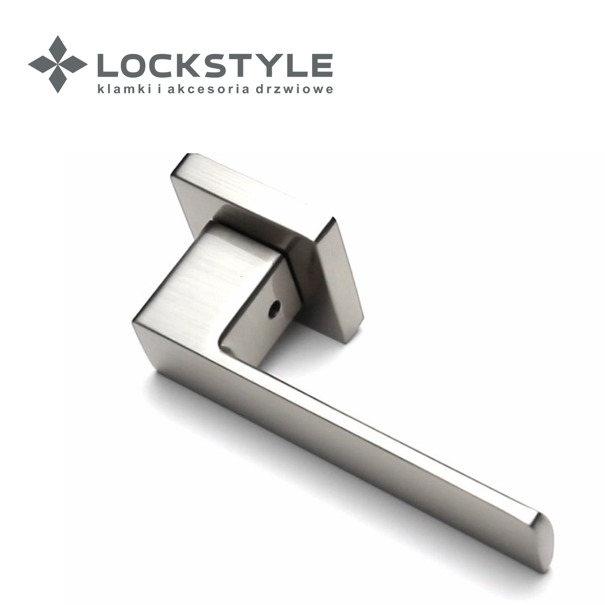 Ручки дверные CEBI CUBE SQ цвет MP08 (матовый никель)