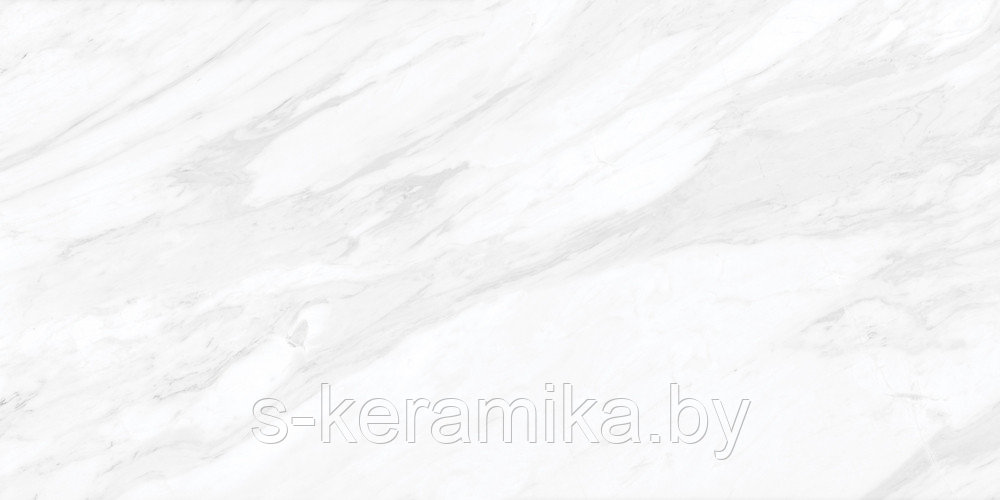КЕРАМОГРАНИТ CLASSY MARBLE ПОЛИРОВАННЫЙ БЕЛЫЙ РЕКТИФИКАТ 60X120