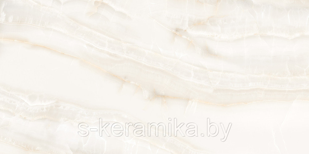 Ультратонкий КЕРАМОГРАНИТ MADEIRA ONYX ПОЛИРОВАННЫЙ БЕЖЕВЫЙ РЕКТИФИКАТ 600X1200Х5 мм