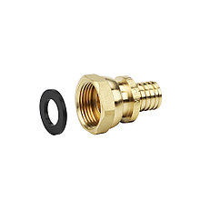 Соединитель прямой ПРЕСС с накидной гайкой 1/2" x 20 (2.8)