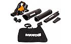 Воздуходув-пылесос аккумуляторный  WORX WORX WG583E.9 40В, фото 6