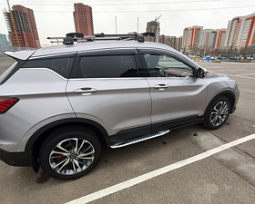 Комплект порогов Geely Coolray 2019-нв (копия оригинала - OEM STYLE)