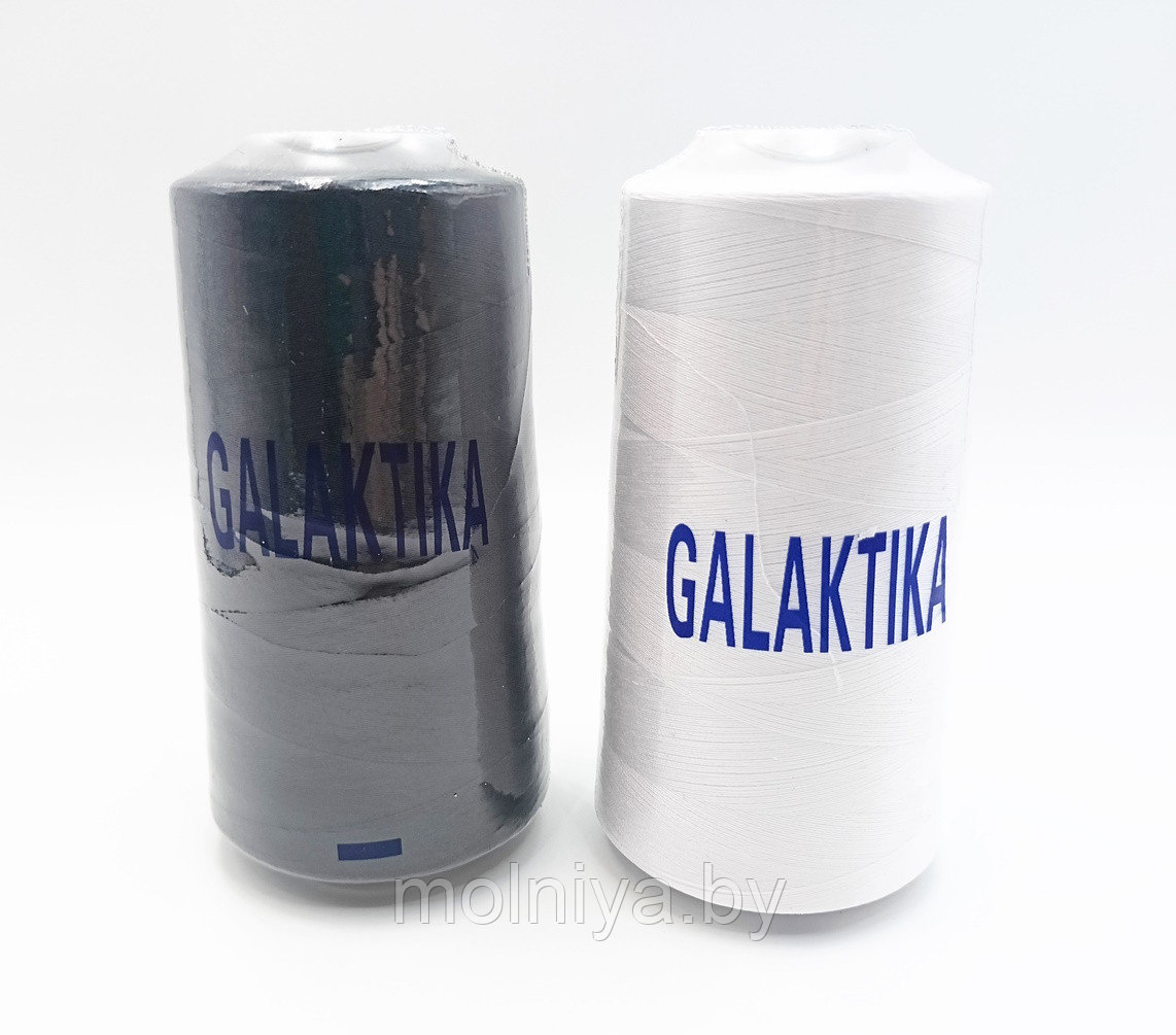 Нитки 40/2 Galactka (5000 ярд.) черные