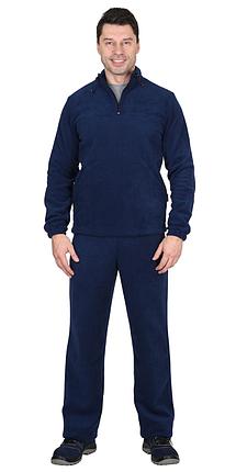 Костюм флисовый куртка, брюки темно-синий, фото 2