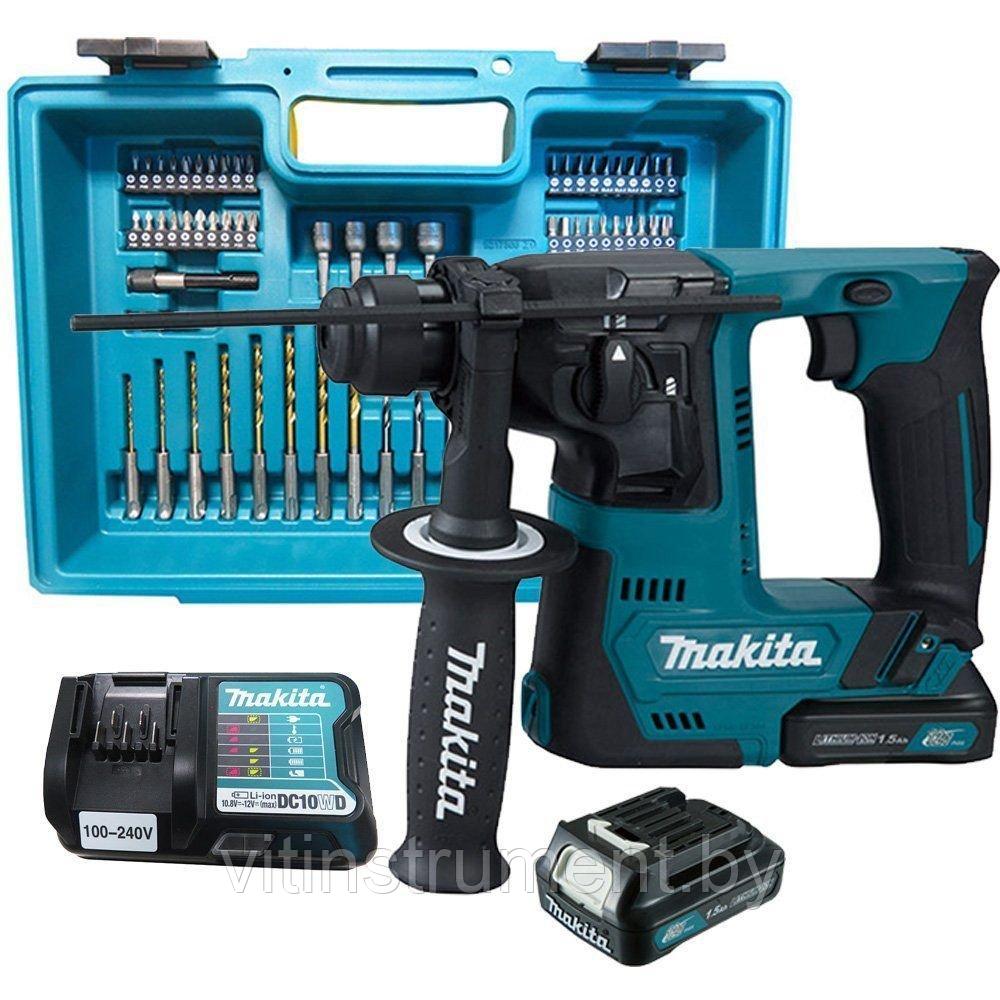 Перфоратор Makita HR140DWYE1 (с 2-мя АКБ)