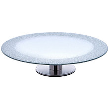 Тортовница на ножке "SILVER MIRROR" 30*7 см 357-255-1