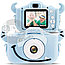 Детский фотоаппарат Children's Fun Camera / 2 камеры (селфи) / встроенная память (Розовый/Голубой), фото 3