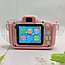 Детский фотоаппарат Children's Fun Camera / 2 камеры (селфи) / встроенная память (Розовый/Голубой), фото 5
