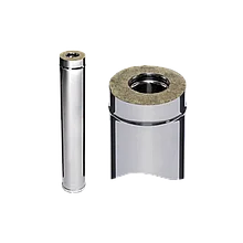 Сэндвич-труба Д. 150/210 (AISI 430/1мм+нерж) нержавеющая сталь, Ferrum