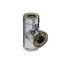 Сэндвич-тройник 90° Д. 150/210  (AISI 304/0,8мм) нержавеющая сталь, Ferrum AUSTENITE