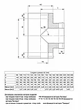 Сэндвич-тройник 90° Д. 150/210  (AISI 304/0,8мм) нержавеющая сталь, Ferrum AUSTENITE, фото 2