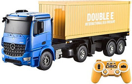 Double Eagle Радиоуправляемый контейнеровоз Double E Mercedes-Benz Arocs 1:20 2.4G