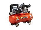 Компрессор HDC HD-A203 (900 л/мин, 10 атм, ременной, масляный, ресив. 200 л, 380 В, 6.50 кВт), фото 2