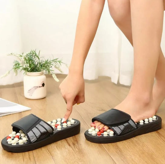 Массажные тапки Massage Slipper.Размер 40-41 (дл. 27см) Массажные рефлекторные тапочки шиацу Massage Slipper