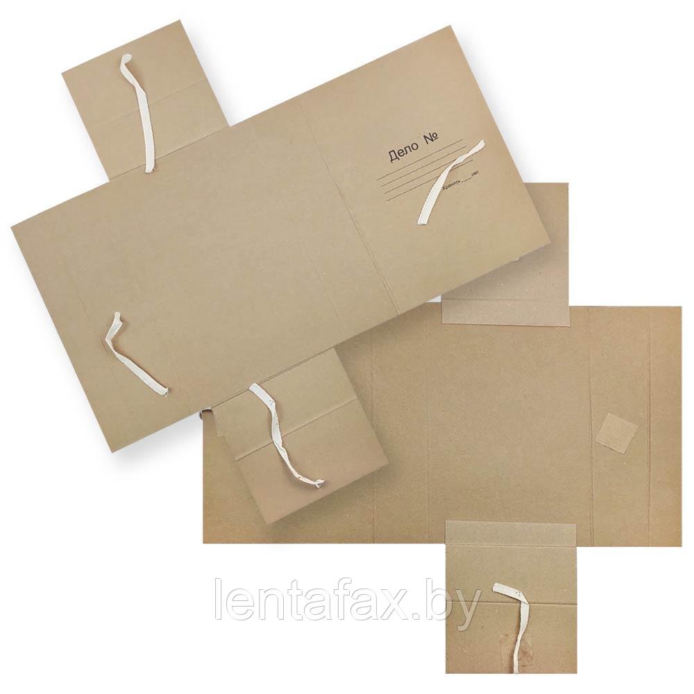 Папка архивная на завязках "Дело", 50мм, А4, 2 пары завязок. Цена указана без учета НДС 20%