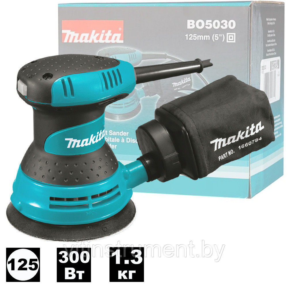 Эксцентриковая шлифмашина MAKITA BO 5030 в кор. (BO5030)