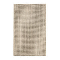 IKEA/ ТИПХЕДЕ ковер, безворсовый, неокрашенный/черный, 50x80 см