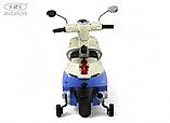 Детский электромотоцикл RiverToys Z222ZZ (голубой), фото 2