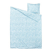 IKEA/ ЦИМБАЛБЛОММА пододеяльник и наволочка 150x200/50x60 см