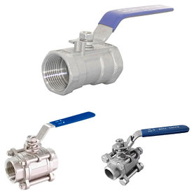 Краны шаровые из нержавеющей стали