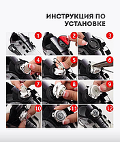 Шнурки автоматические с фиксатором 1 пара (белые), фото 3