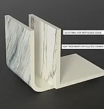 Угольно-волокнистые плиты 1220х2800х5мм Мраморная PVC панель art.5001, 5003, 5004, фото 8