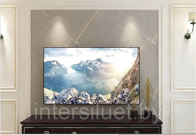 Угольно-волокнистые плиты 1220х2800х5мм Мраморная PET панель art.8001-3