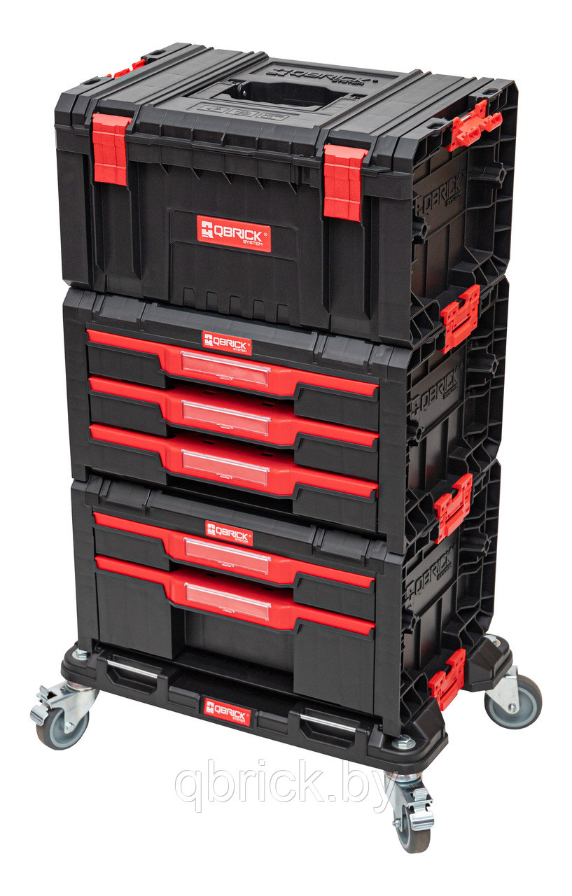 Набор ящиков Qbrick System PRO Drawer Workshop Set 2, 2.0, черный