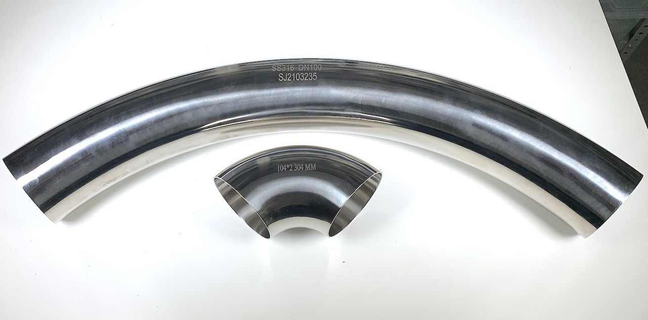 Отвод приварной DN40 (40х1,5) арт. 1.4301/AISI 304 DIN11852