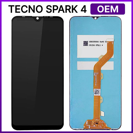 Экран Tecno Spark 4 c тачскрином, фото 2