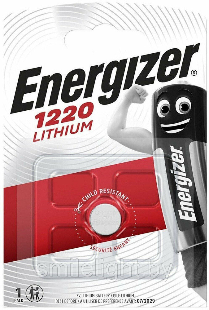 Элемент питания  ENERGIZER CR1220 Lithium 3V Bl.1