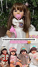 Кукла музыкальная густые волосы 55 см смеется плачет поет подарочная упаковка