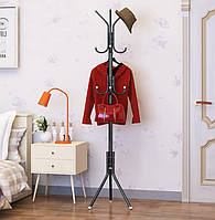 Напольная металлическая вешалка - стойка на 12 крючков COAT RACK для верхней одежды, сумок, шляп, зонтов