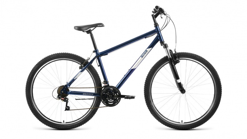 Велосипед Altair MTB HT 27.5 1.0 р.17 2022 (темно-синий/серебристый)