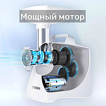 Мясорубка Bosch MFW3X14W, фото 3