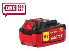 Аккумулятор WORTEX CBL 1840-1 18.0 В, 4.0 А*ч, Li-Ion ALL1 XLT (18.0 В, 4.0 А*ч, индикатор заряда,