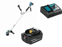 Триммер аккум. MAKITA LXT DUR 368 AZ + АКЦИЯ(2 аккумулятора, 2 зарядных) (18.0 В, 2 акк., Li-Ion, 23 см, с