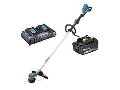 Триммер аккум. MAKITA LXT DUR 368 LZ + АКЦИЯ(2 аккумулятора, 2 зарядных) (18.0 В, 2 акк., Li-Ion, 35 см, с