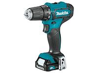 Аккум. дрель-шуруповерт MAKITA CXT DF 333 DWYE в чем. (12.0 В, 2 акк., 1.5 А/ч Li-Ion, 2 скор., 30 Нм, шурупы
