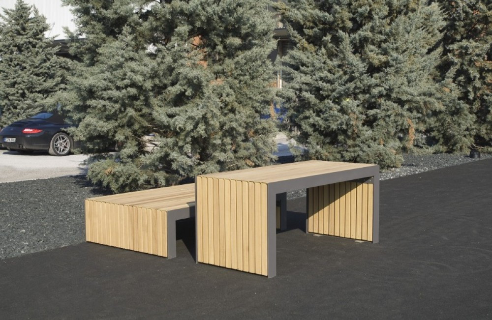 Комплект стол-скамейка PLAZA DPG58