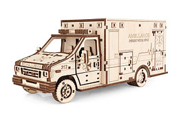 Скорая помощь. Деревянный пазл 3D - конструктор EWA