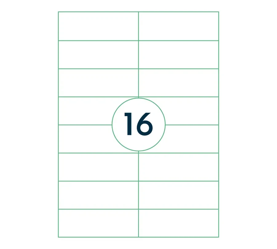 Наклейки Rillprint 105*35мм